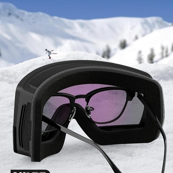 OTG Snow Goggles with UV400 Protection - Picture 6 of 7